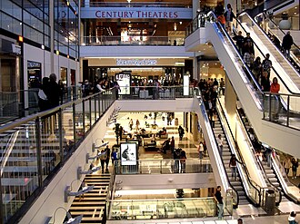 Mall interior three weeks after redevelopment and reopening, 2006