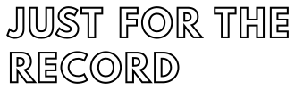 Logo for the project Just For The Record – addressing how gender is represented in new media and writing/publishing tools like Wikipedia, and what influence this has on the way history is recorded.