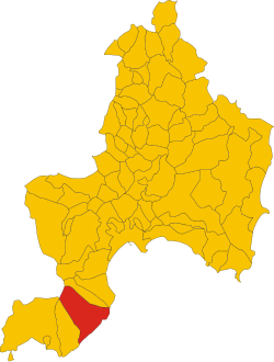 Location of Pula