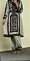 Siah Dozi, wearing the traditional dress Baloch women