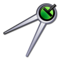 This compass symbolizes the process of evaluating articles in a precise manner.