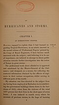 First page to An Attempt to Develop the Law of Storms by Means of Facts (1846)