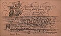 1923 Admittance Card