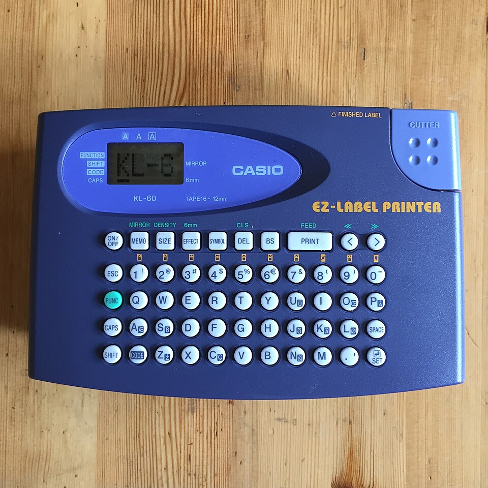 File:CASIO Label Printer.JPG