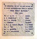 A commemorative plaque from 2003 shows the old-fashioned names for the club's board members; Emperor, Prince, Fiscaal, Flag bearer, Vinders and a Factor