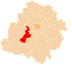 Location within the voivodeship
