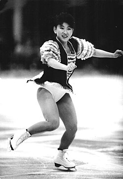 Midori Ito at the 1989 World Championships