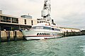 Condor 7 alongside Weymouth, 1987