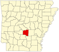 State map highlighting Grant County