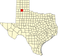 State map highlighting Swisher County