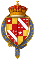 Coat of arms of Sir John de Vere, 13th Earl of Oxford