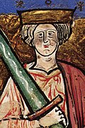 13th-century illustration of Æthelred