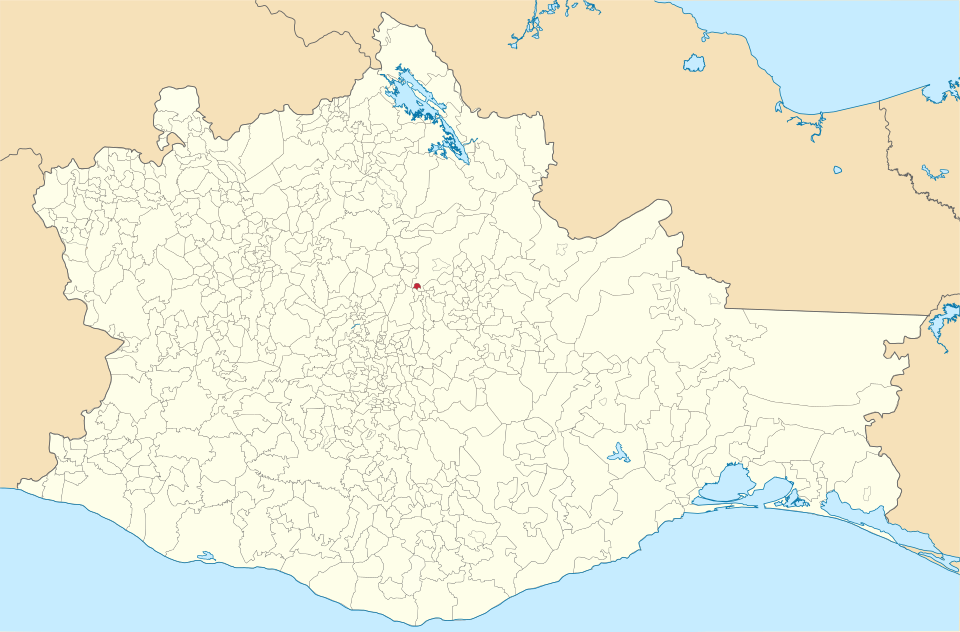 File:Mexico Oaxaca Guelatao location map.svg