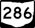 State Route 286 marker