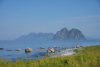 Mosken with Moskenesøya in the background