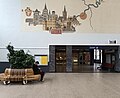 Painting in the hall.