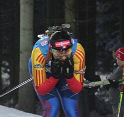 Women's Relay at the 2013 Biathlon World Championships in Nové Město na Moravě; Reka Ferencz