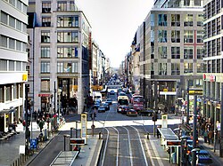 View north towards Berlin Friedrichstraße station