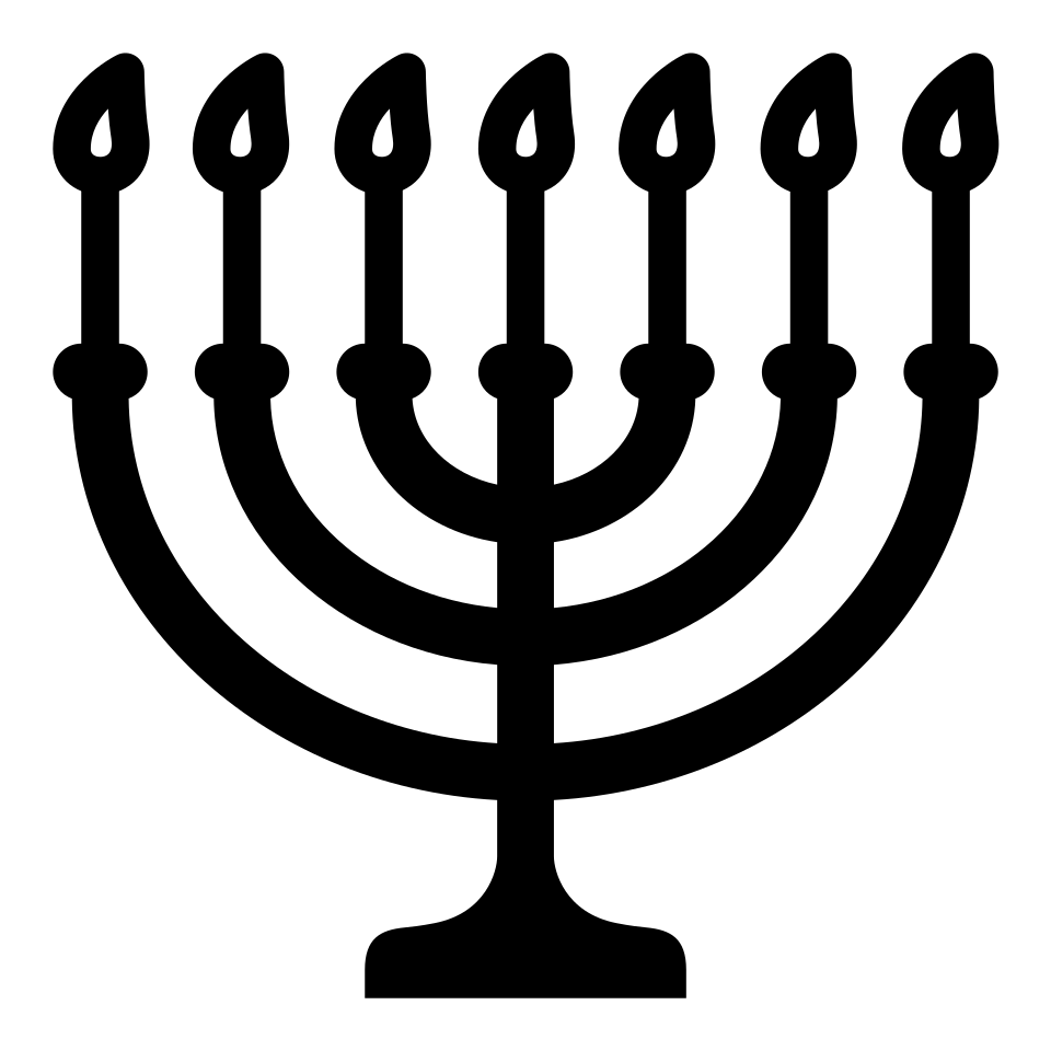 File:Menorah - The Noun Project.svg