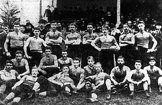 The Port Adelaide Football Club won their first premiership in 1884.(1884 Port Adelaide team pictured).