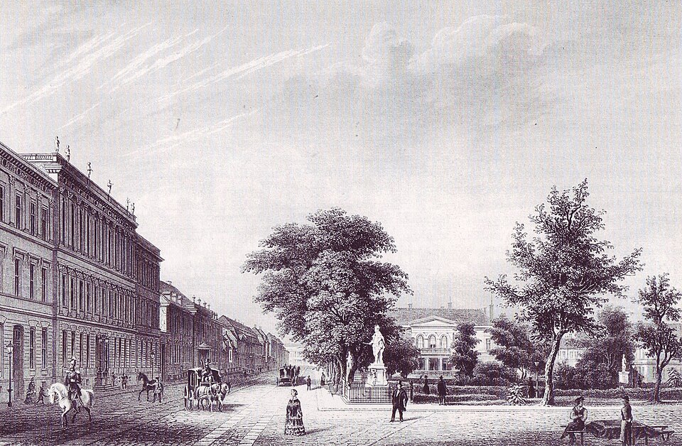 File:Wilhelmplatz, Berlin, Stich um 1850.jpg