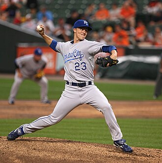 Zack Greinke, by Keith Allison