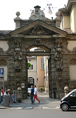 Main entrance of the Seminario arcivescovile, Milan