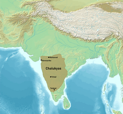 Greatest extent of the Chalukya Empire