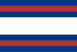 One of the early flags of the League of the Free Peoples (c. 1815)