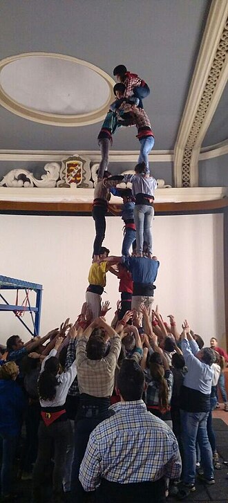 File:Castellers de Berga al Cinema Catalunya.jpg