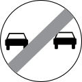 End of no overtaking