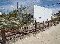 Earp Post Office and symbolic cemetery