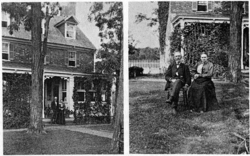 Fountain Beattie and his wife, Annie Hathaway Beattie, at Green Spring, c. 1885