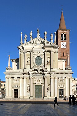 Façade of the Basilica of San Giovanni Battista, Busto Arsizio