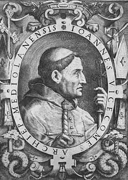 An 18th-century anonymous engraving of Giovanni Visconti