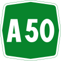 Autostrada A50 shield}}