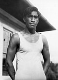 Duke Kahanamoku(August 24, 1890 – January 22, 1968), gold medal-winning Olympic athlete who popularized surfing