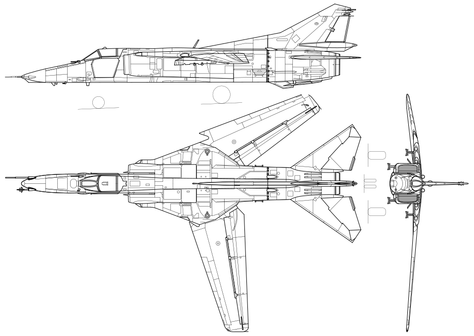 File:Mikoyan MiG-27 3-view.svg