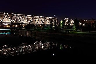 Nighttime view