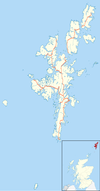 Shetland is located in Shetland
