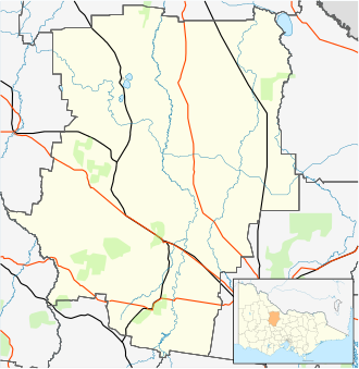 Wedderburn is located in Shire of Loddon