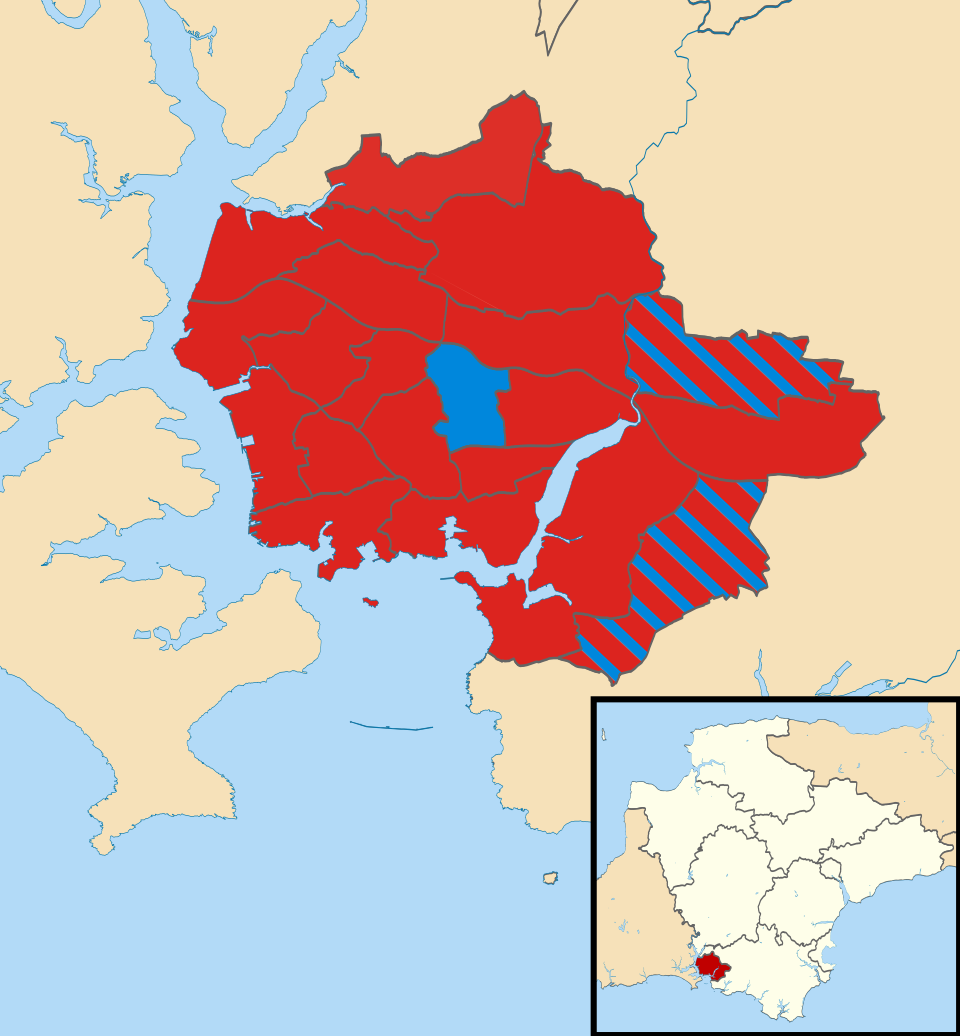 File:Plymouth City Council election 1995 map.svg