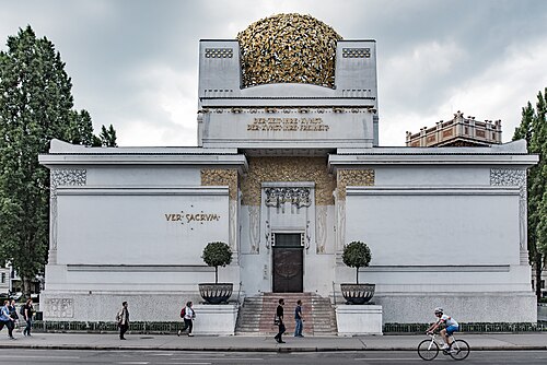 Secession Building, Vienna, Austria, by Joseph Maria Olbrich, 1897