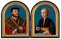 Elisabeth Bellinghausen and Jacob Omphalius, ca. 1538, Mauritshuis, The Hague. Elisabeth is holding a branch of bittersweet, symbol for fiancees.