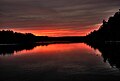 Sunset on Ganoga Lake