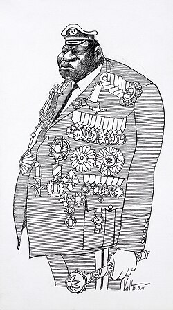 Idi Amin caricature