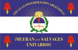Example of a Federalist military flag