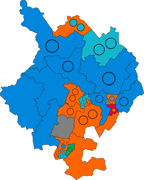 File:Huntingdonshire UK ward map 2026.svg