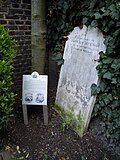 Headstone of illustrator Robert Seymour