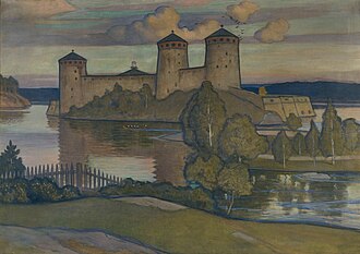 Olavinlinna, Väinö Blomstedt [fi], 1900